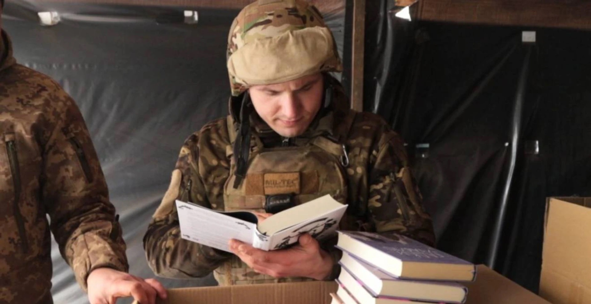 War and books. A weapon, a tool for healing and development